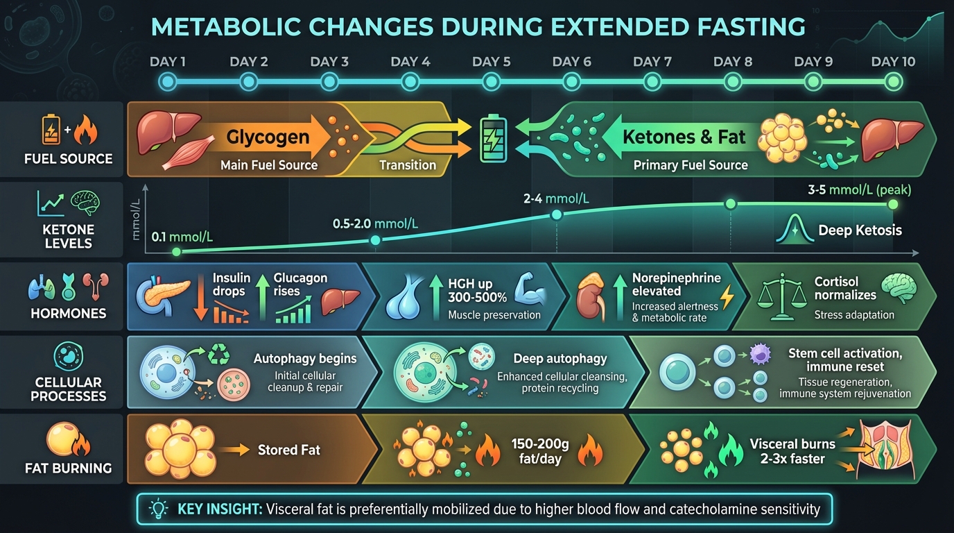 Metabolic Changes During Fasting
